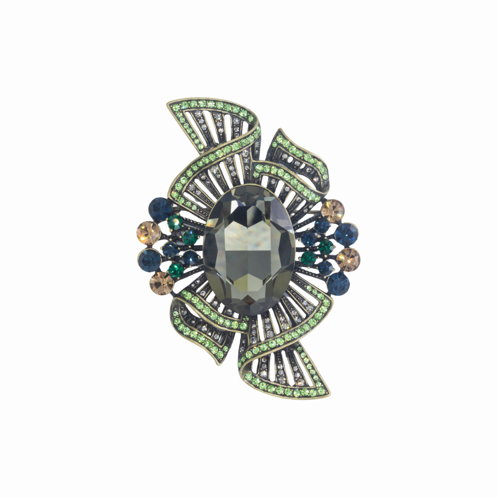 Kristāla broša “Acanthus”