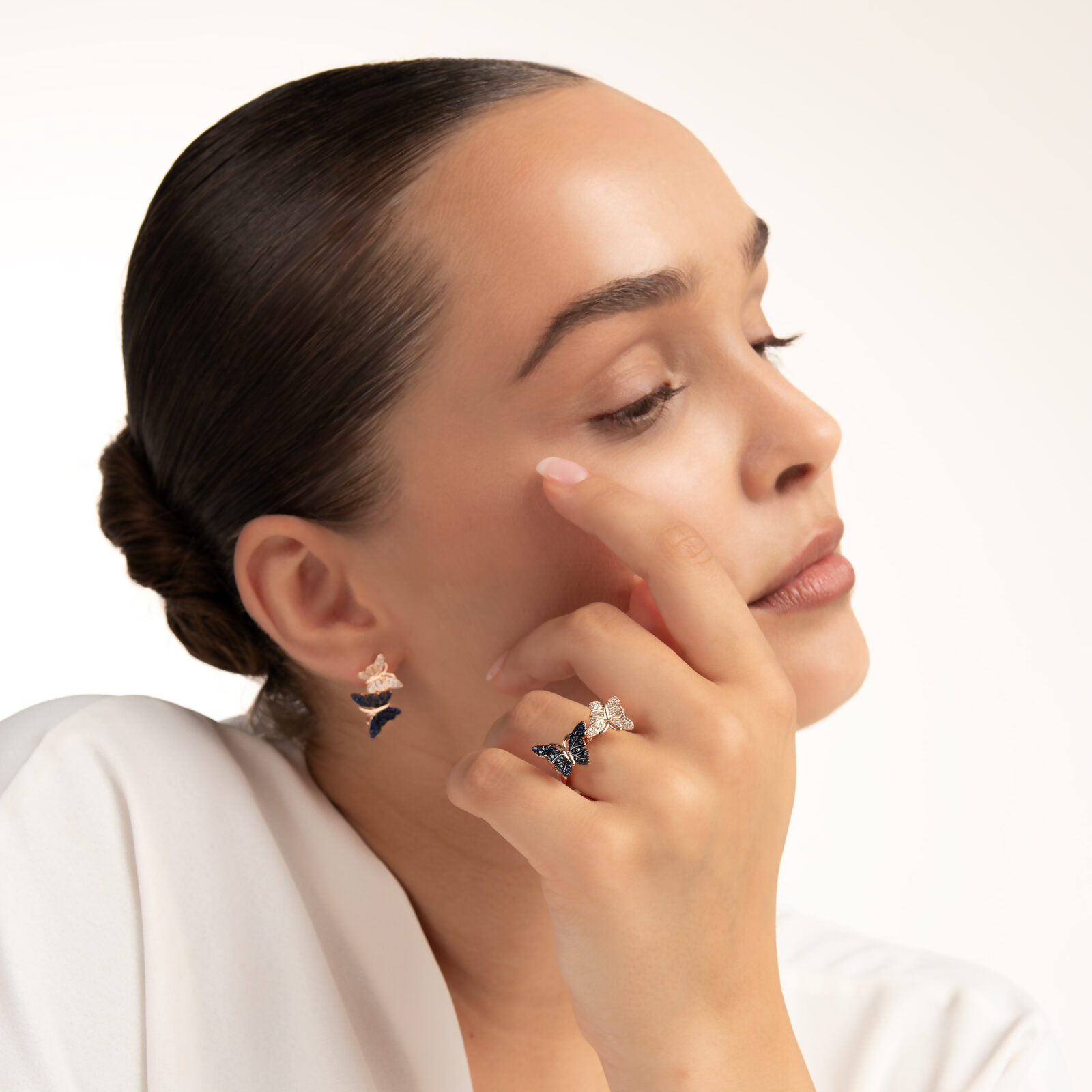 Apzeltīts komplekts “Papillons”